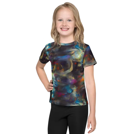 Abyssal Whisper on a Kids Crew Neck T-Shirt