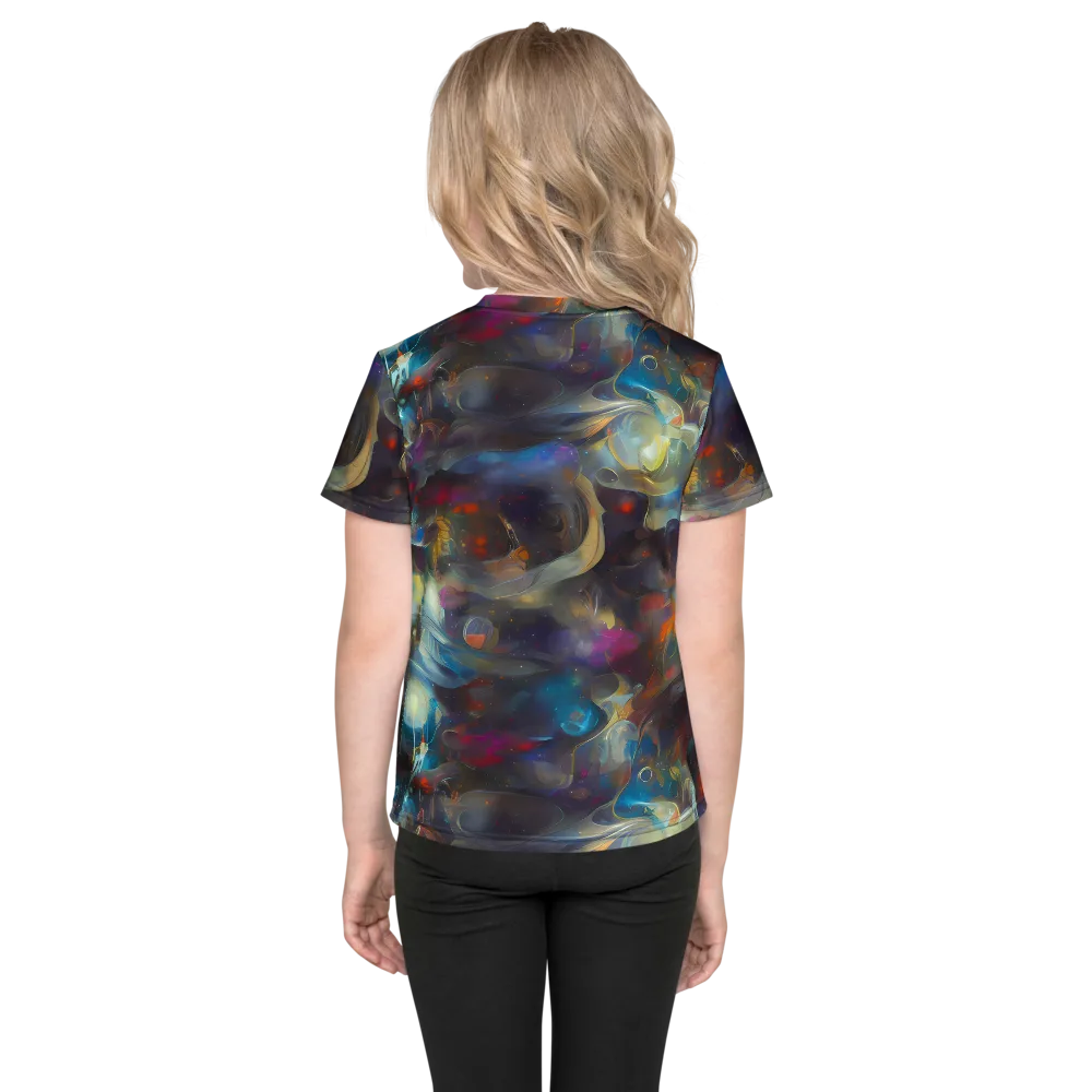 Abyssal Whisper on Kids Crew Neck T-Shirt — Back