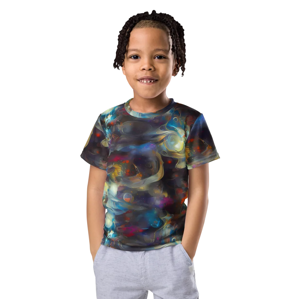 Abyssal Whisper on Kids Crew Neck T-Shirt — Front