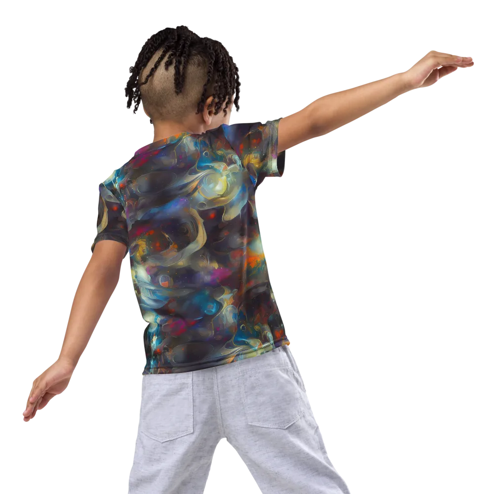 Abyssal Whisper on Kids Crew Neck T-Shirt — Back