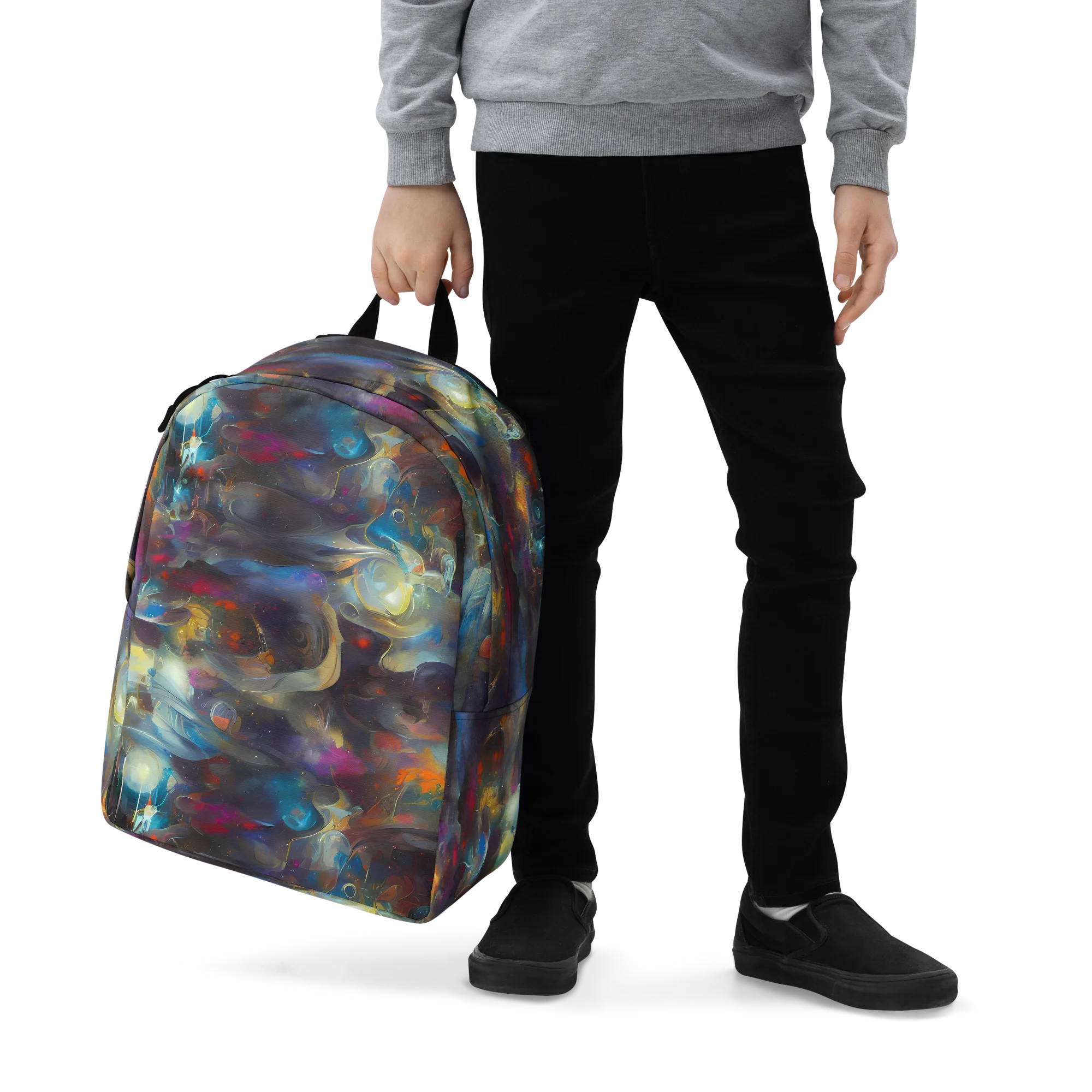 Abyssal Whisper on Minimalist Backpack — Zoomed-in