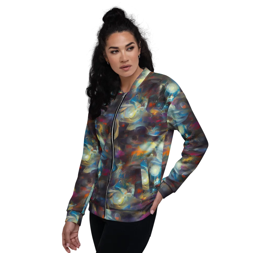 Abyssal Whisper on Bomber Jacket — Left