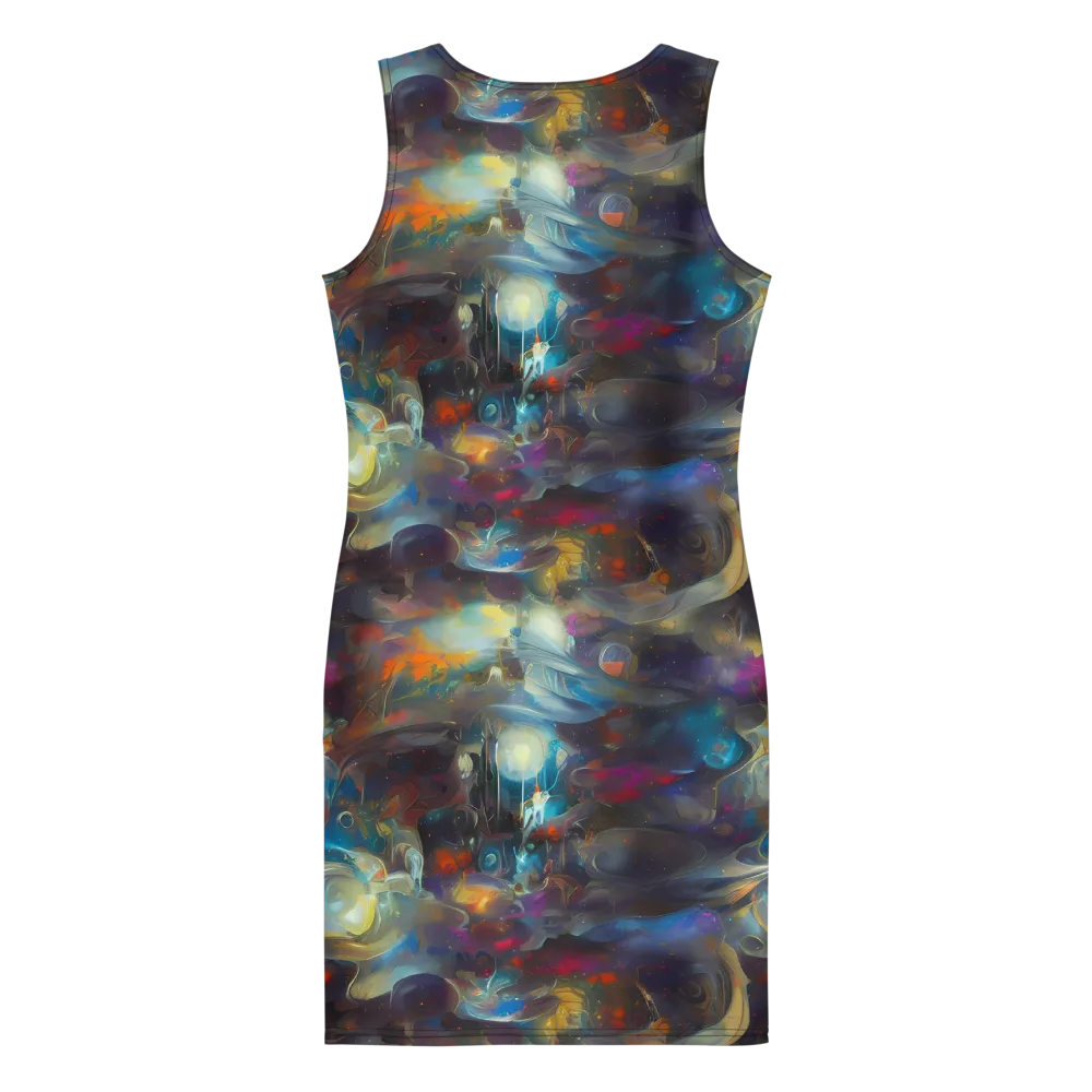 Abyssal Whisper on Bodycon Dress — Back