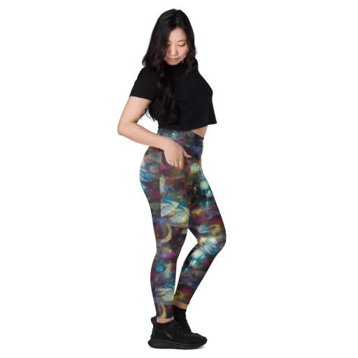 Abyssal Whisper on a Leggings with Pockets