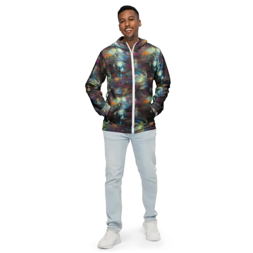 Abyssal Whisper on a Men's Windbreaker