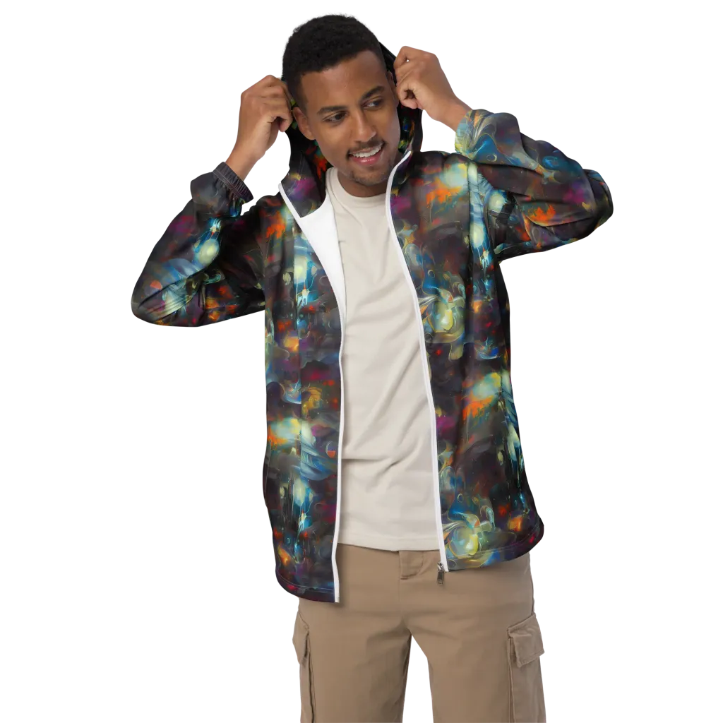 Abyssal Whisper on Men's Windbreaker — Front