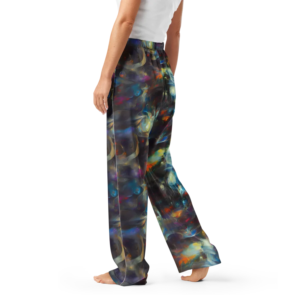 Abyssal Whisper on Women's Pajama Pants — Left