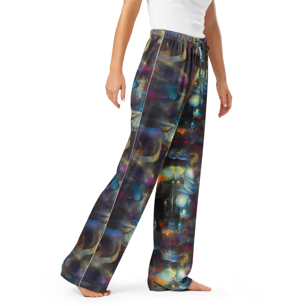 Abyssal Whisper on Women's Pajama Pants — Right Front