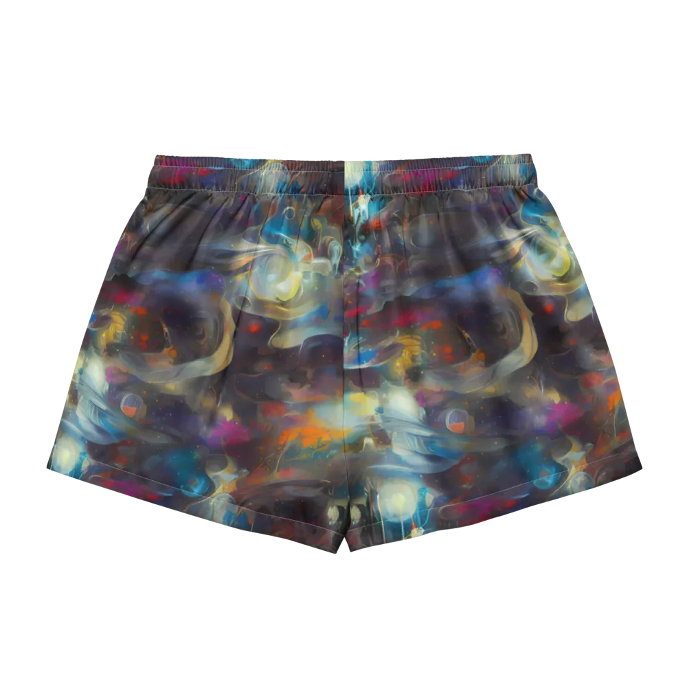 Abyssal Whisper on Women's Pajama Shorts — Back