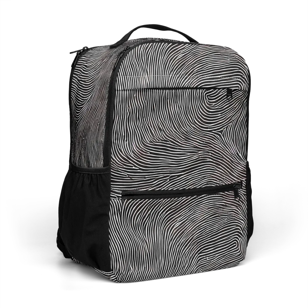 Silent Currents on Utility Backpack — Right Front