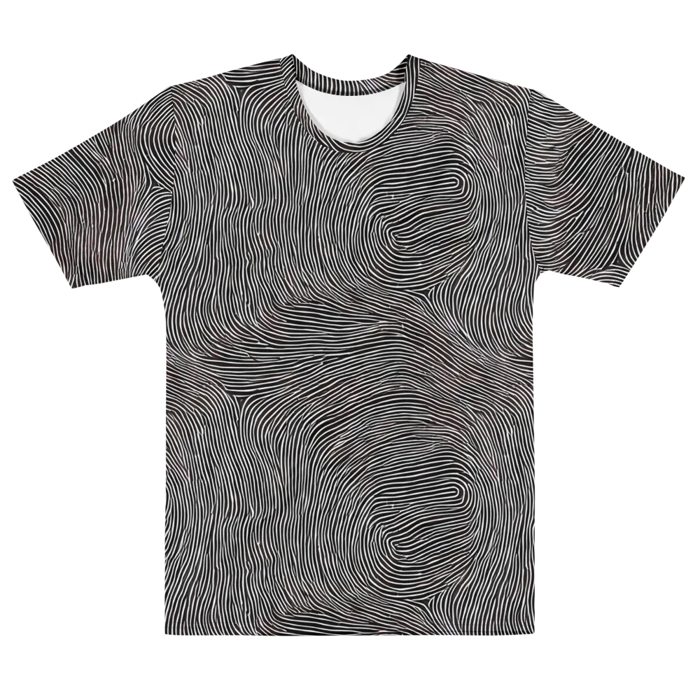 Silent Currents on Men's Cotton Crew Neck T-Shirt — Front