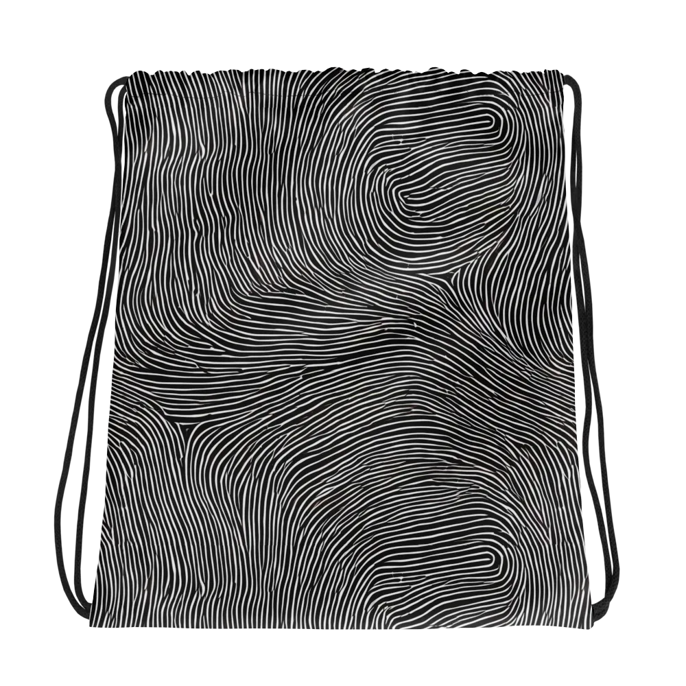 Silent Currents on Drawstring Bag — Photo