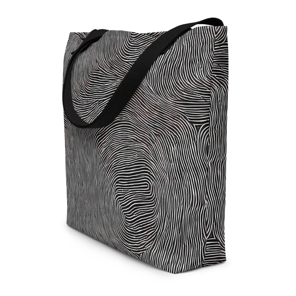 Silent Currents on Large Tote Bag W/ Pocket — Front