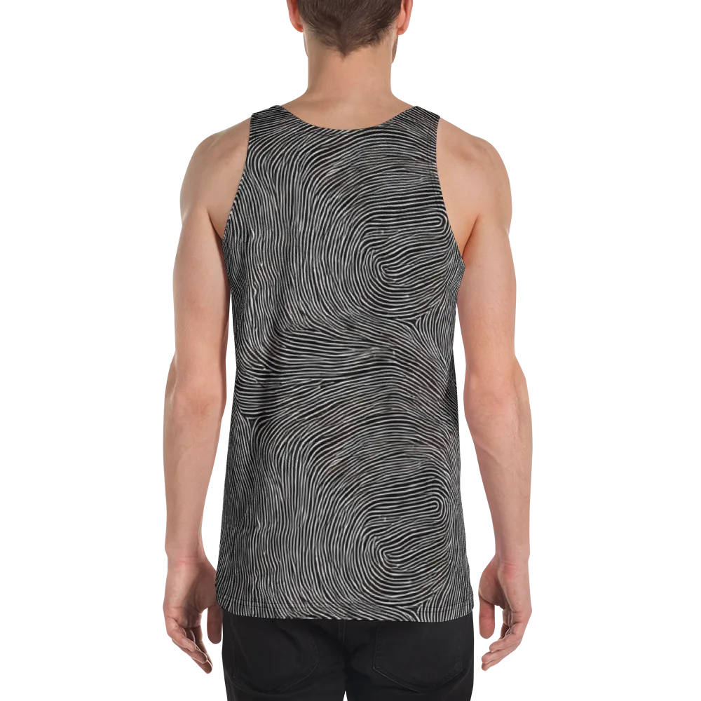 Silent Currents on Men's Tank Top — Back