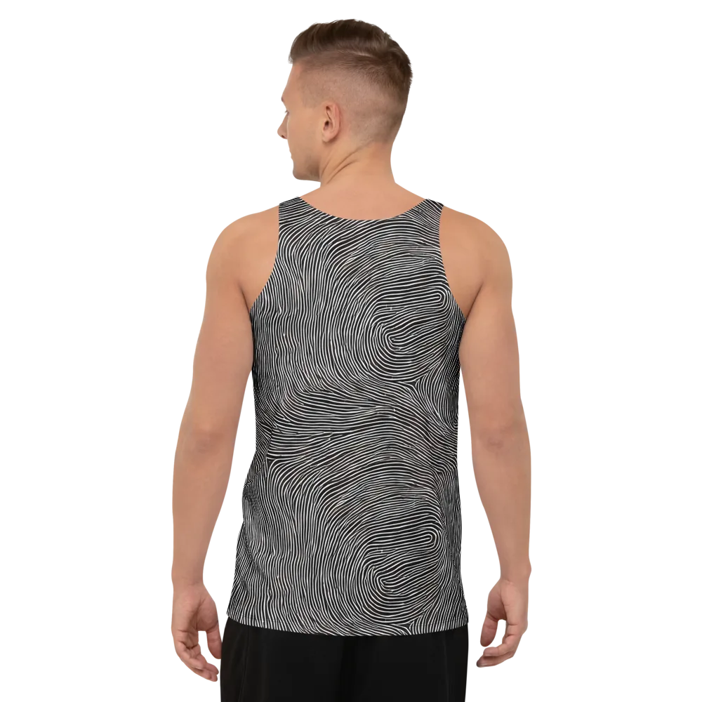 Silent Currents on Men's Tank Top — Back