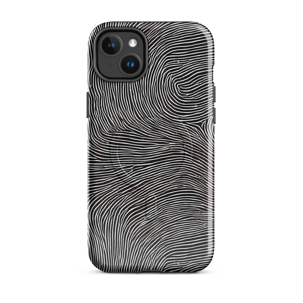 Silent Currents on MagSafe Tough Case for iPhone® — Front