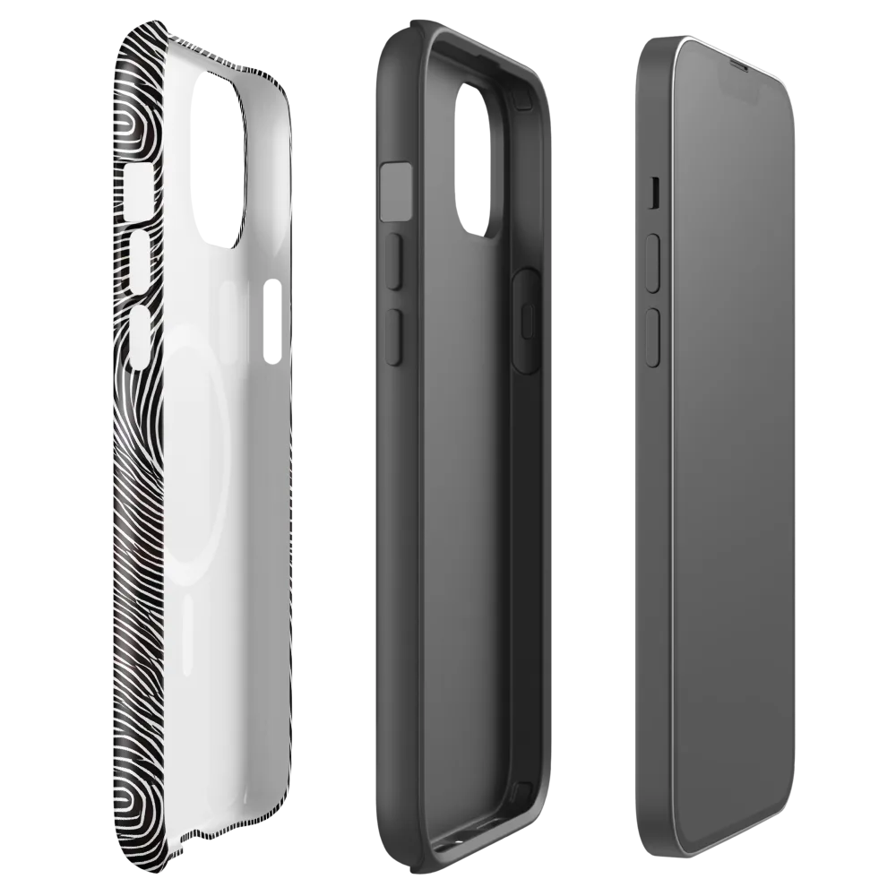 Silent Currents on MagSafe Tough Case for iPhone® — Front