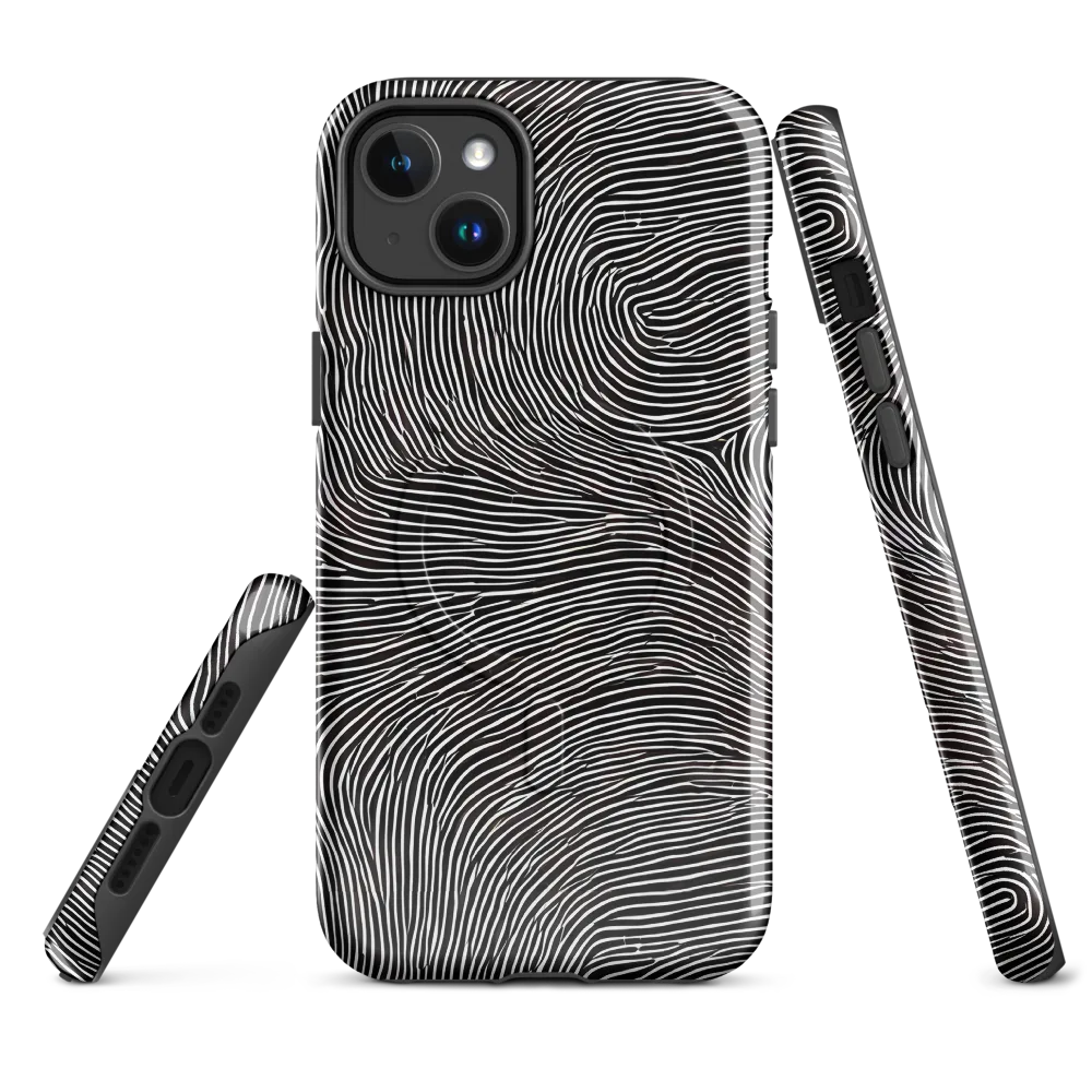 Silent Currents on MagSafe Tough Case for iPhone® — Front