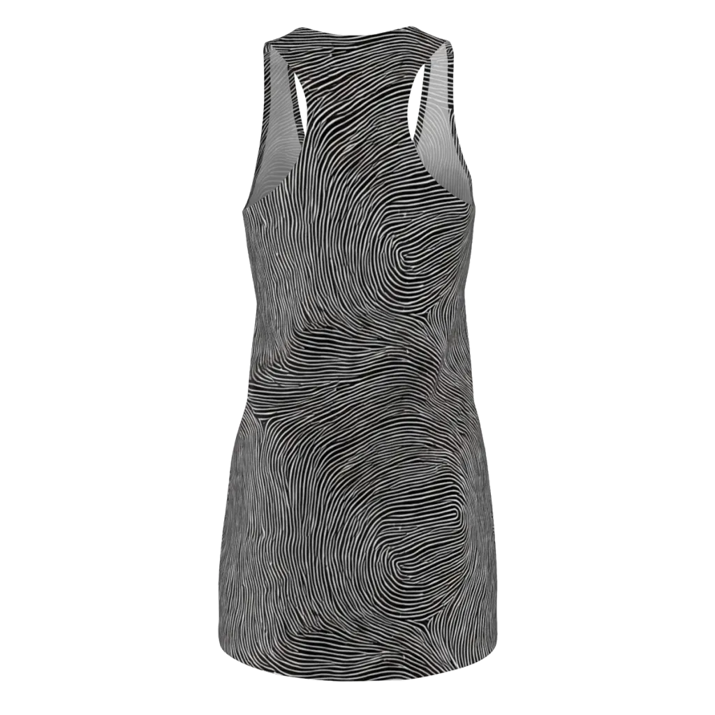 Silent Currents on Racerback Dress — Back