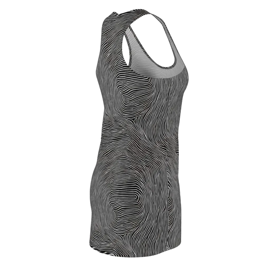 Silent Currents on Racerback Dress — Back Side