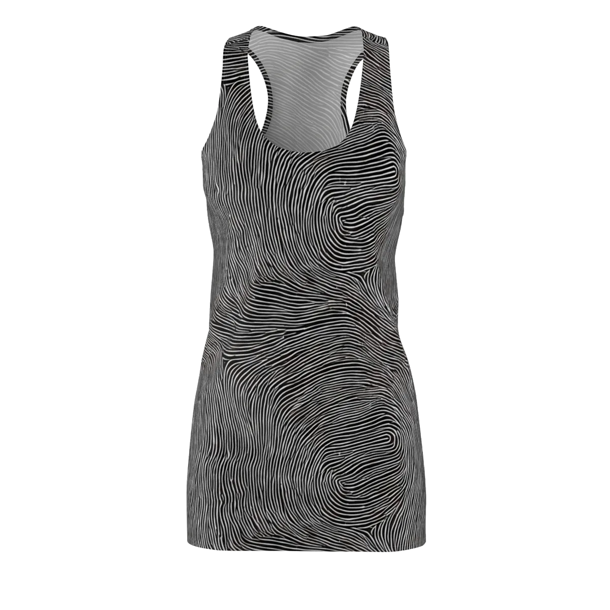 Silent Currents on Racerback Dress — Front