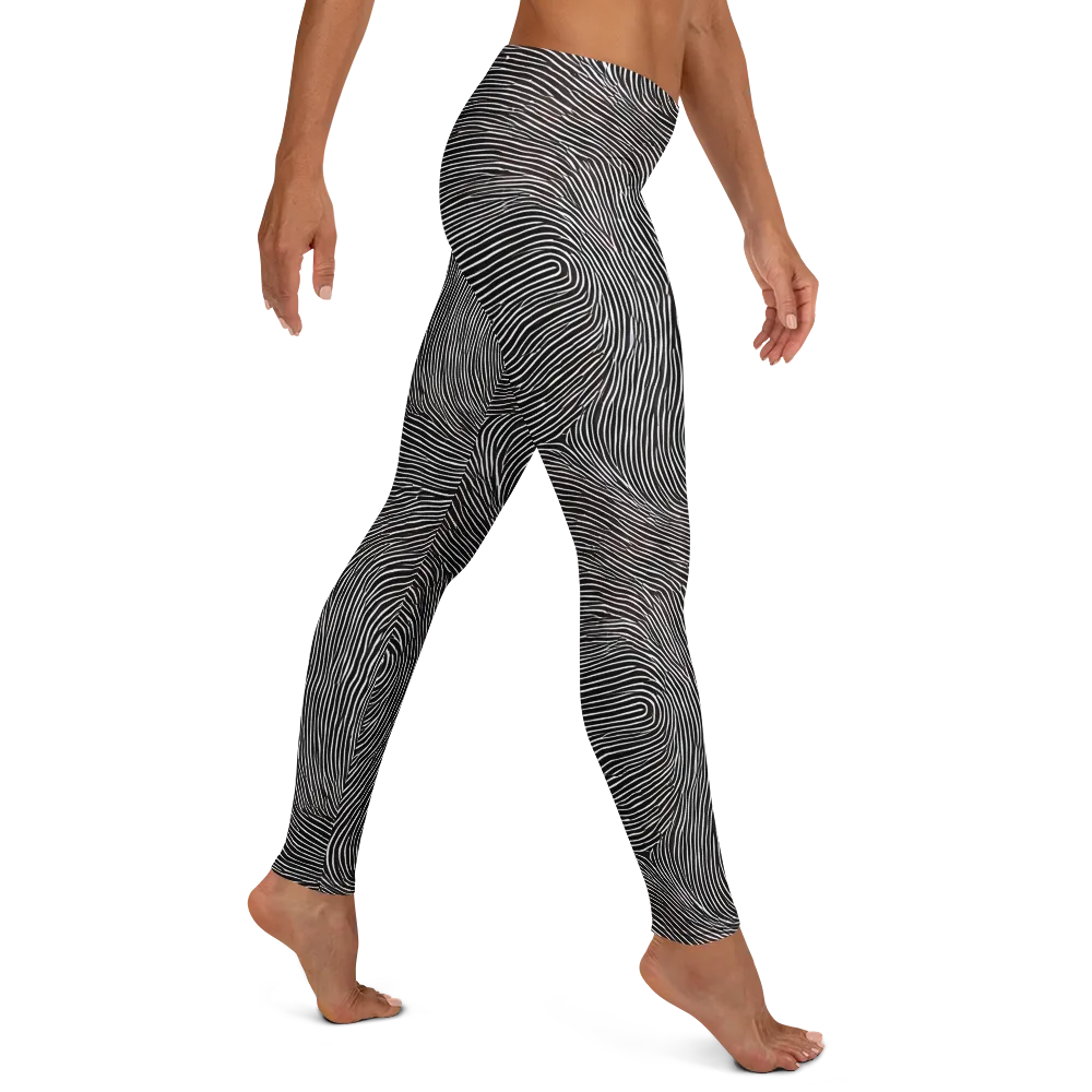 Silent Currents on Leggings — Right
