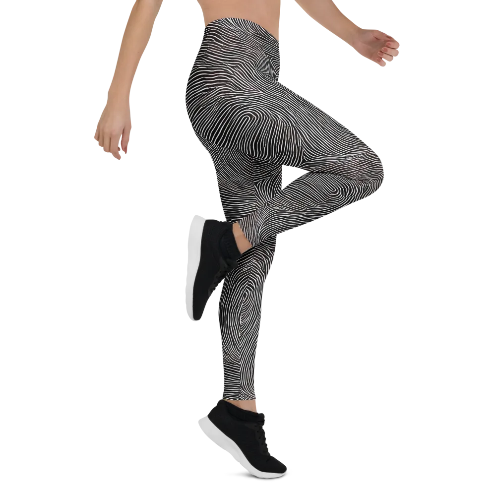 Silent Currents on Leggings — Right