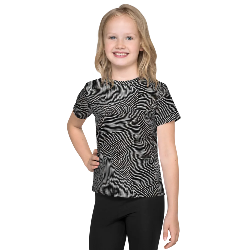 Silent Currents on Kids Crew Neck T-Shirt — Front