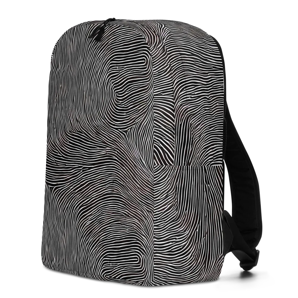 Silent Currents on Minimalist Backpack — Left