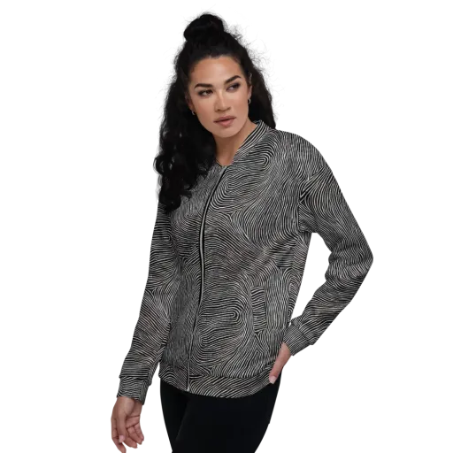 Silent Currents on a Bomber Jacket
