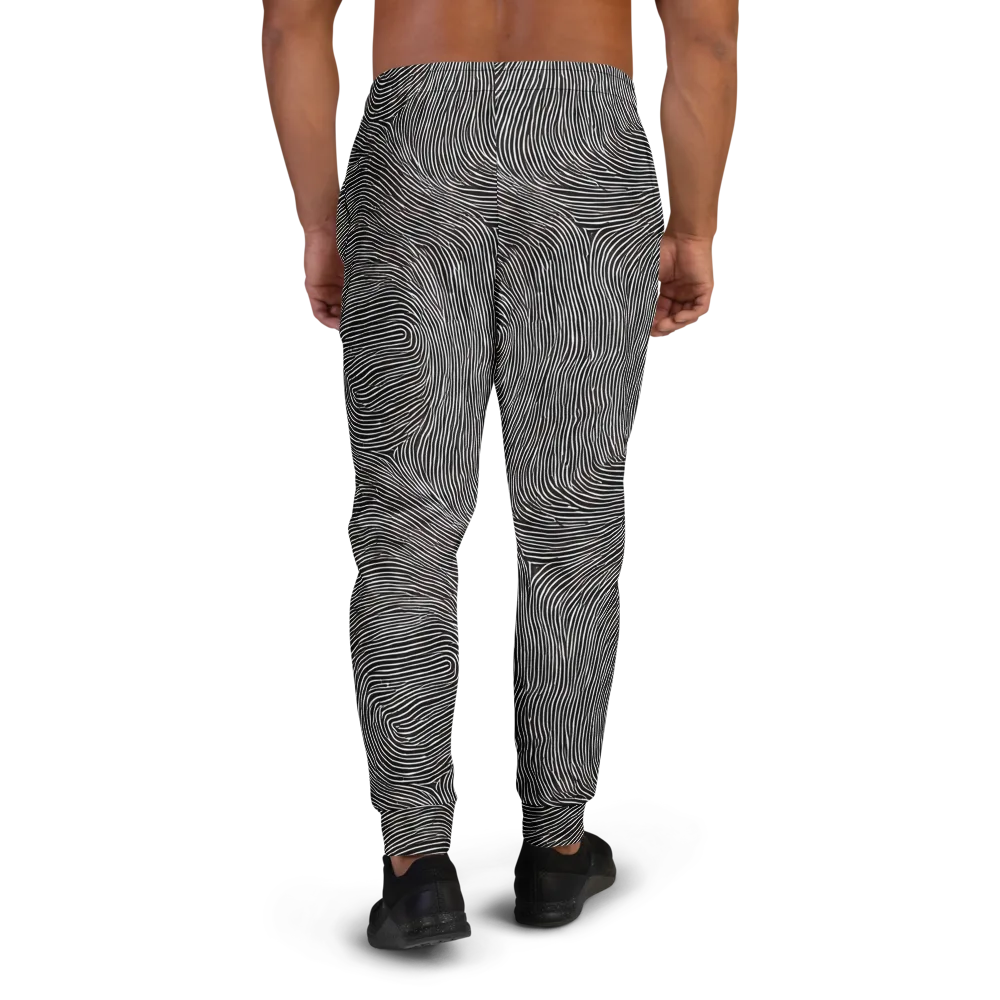 Silent Currents on Men's Joggers — Back