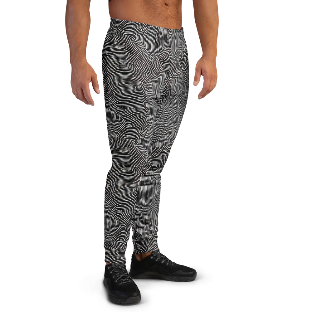 Silent Currents on Men's Joggers — Right