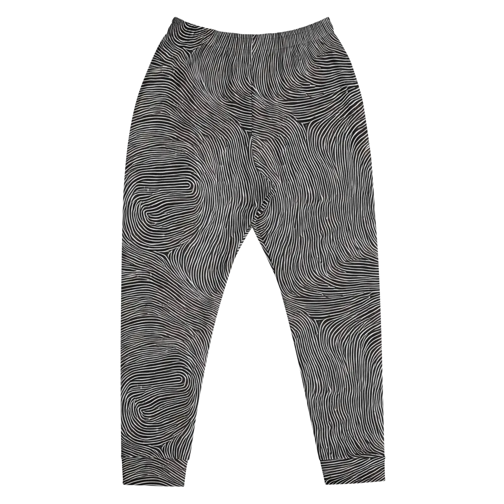 Silent Currents on Men's Joggers — Front