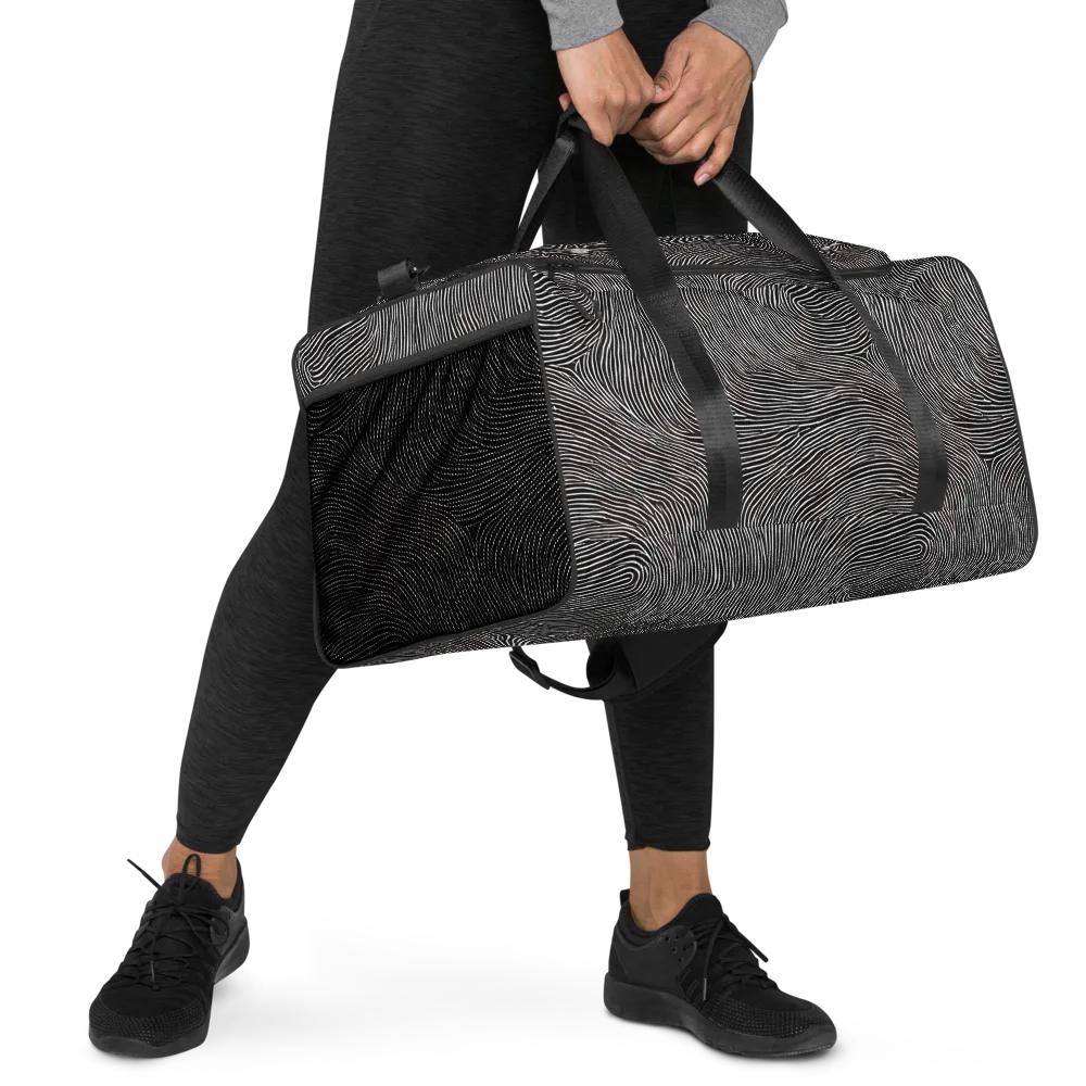 Silent Currents on Duffle Bag — Right Front