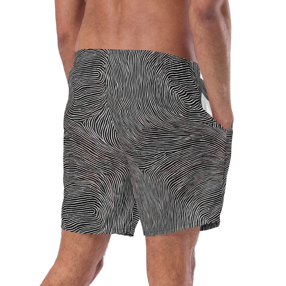 Silent Currents on Swim Trunks — Right Back