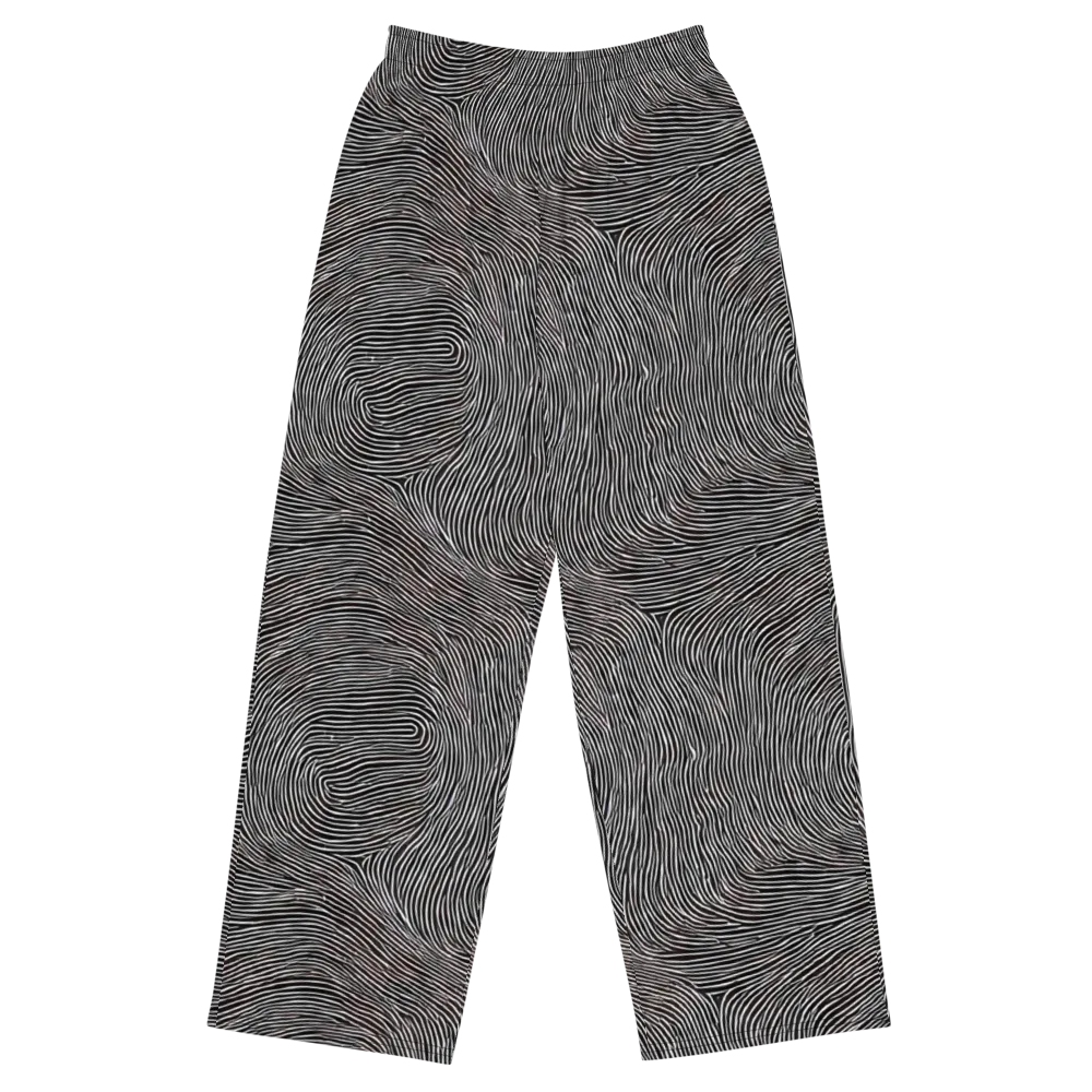 Silent Currents on Wide-Leg Pants — Front