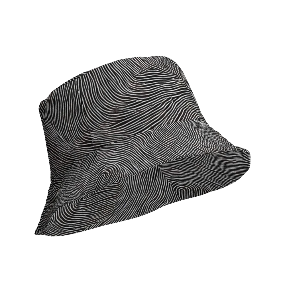 Silent Currents on Reversible Bucket Hat — Product details Outside