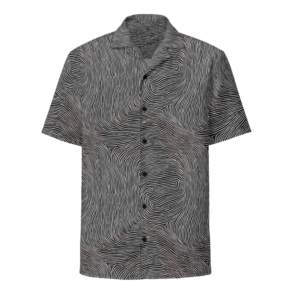 Silent Currents on Button Shirt — Front