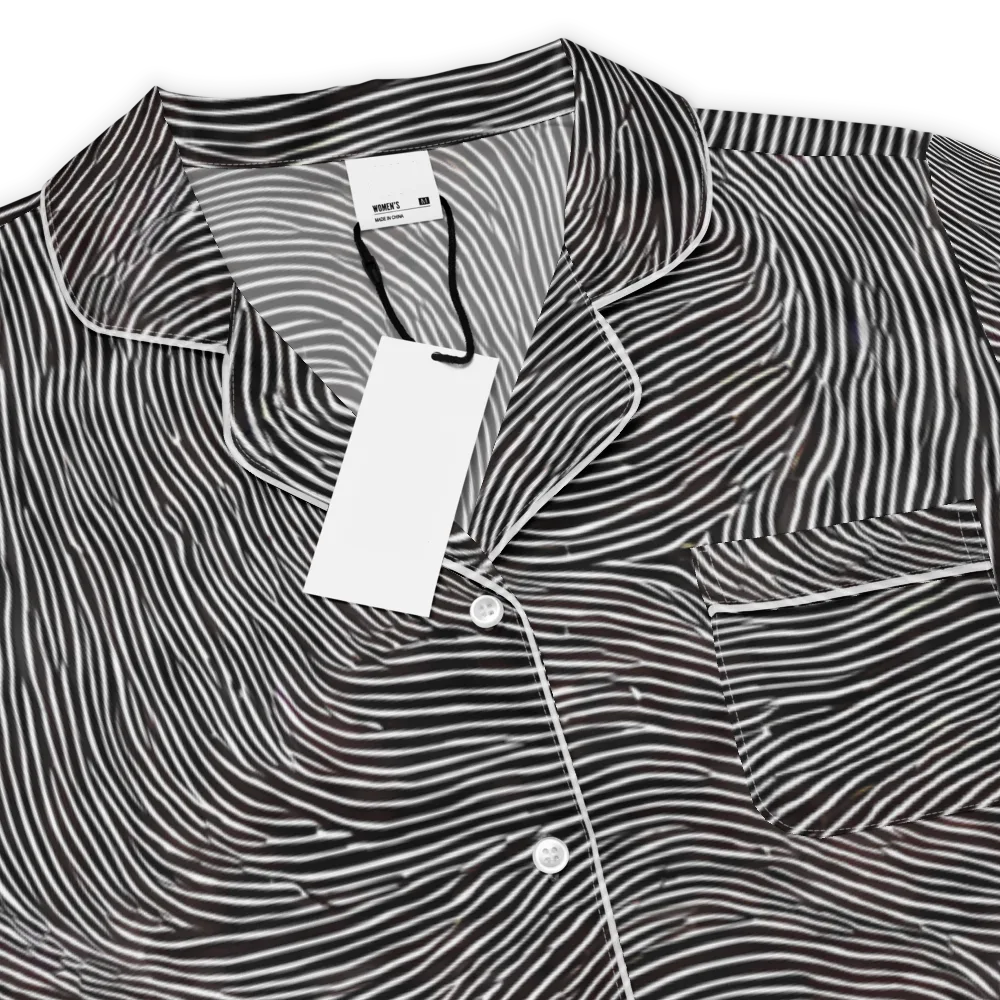 Silent Currents on Women's Short Sleeve Pajama Top — Product details