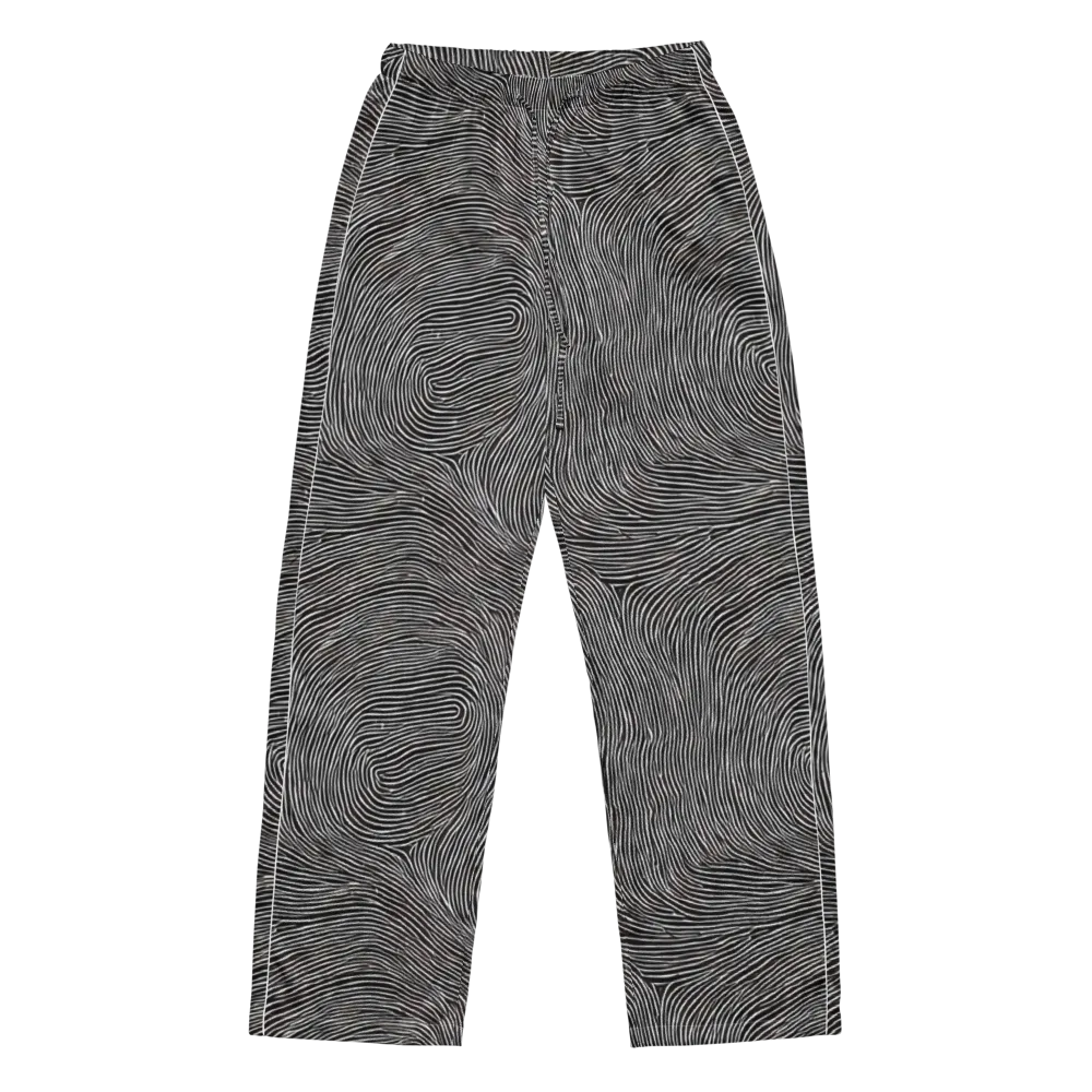 Silent Currents on Women's Pajama Pants — Front