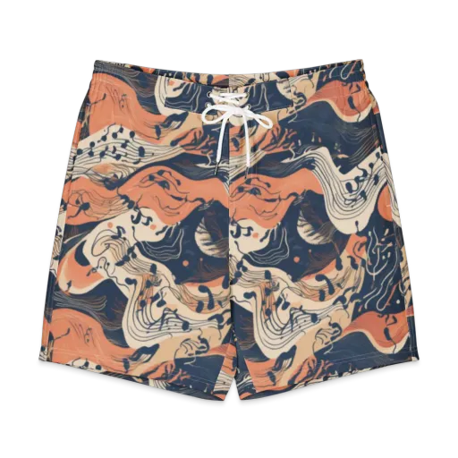 Tidal Line on a Men's Board Shorts