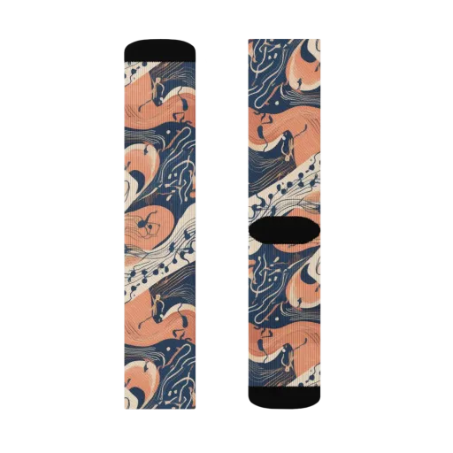 Tidal Line on a Socks