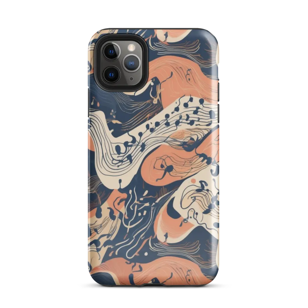 Tidal Line on Tough Case for iPhone® — Front