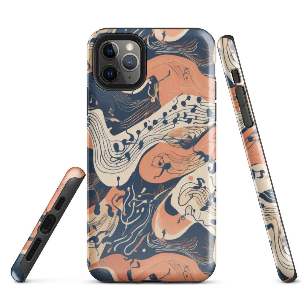 Tidal Line on Tough Case for iPhone® — Front