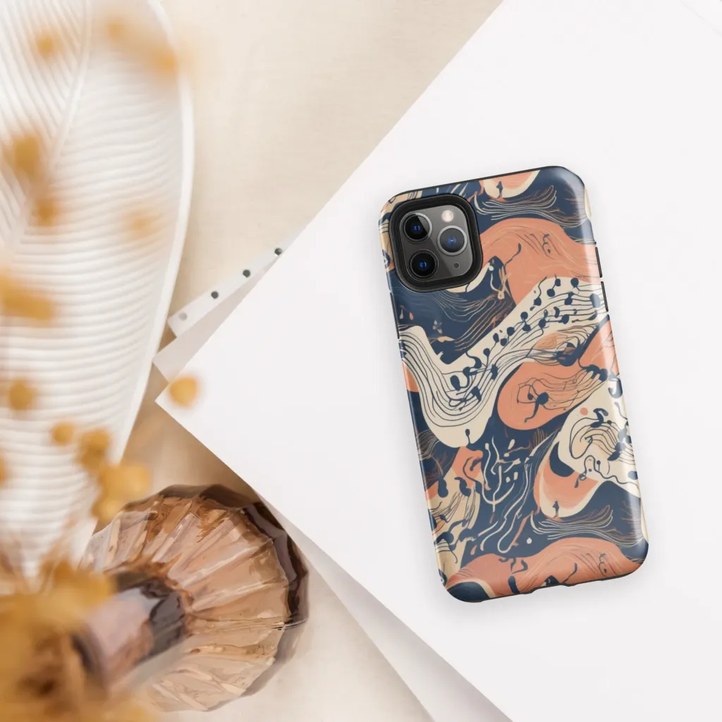 Tidal Line on Tough Case for iPhone® — Front