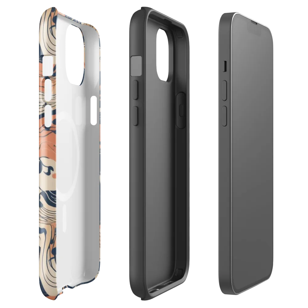 Tidal Line on MagSafe Tough Case for iPhone® — Front