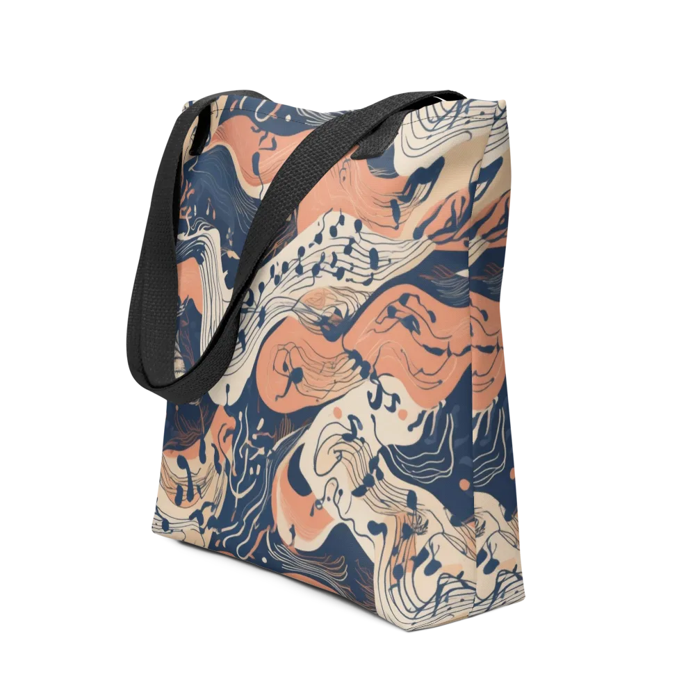 Tidal Line on Tote Bag — Front