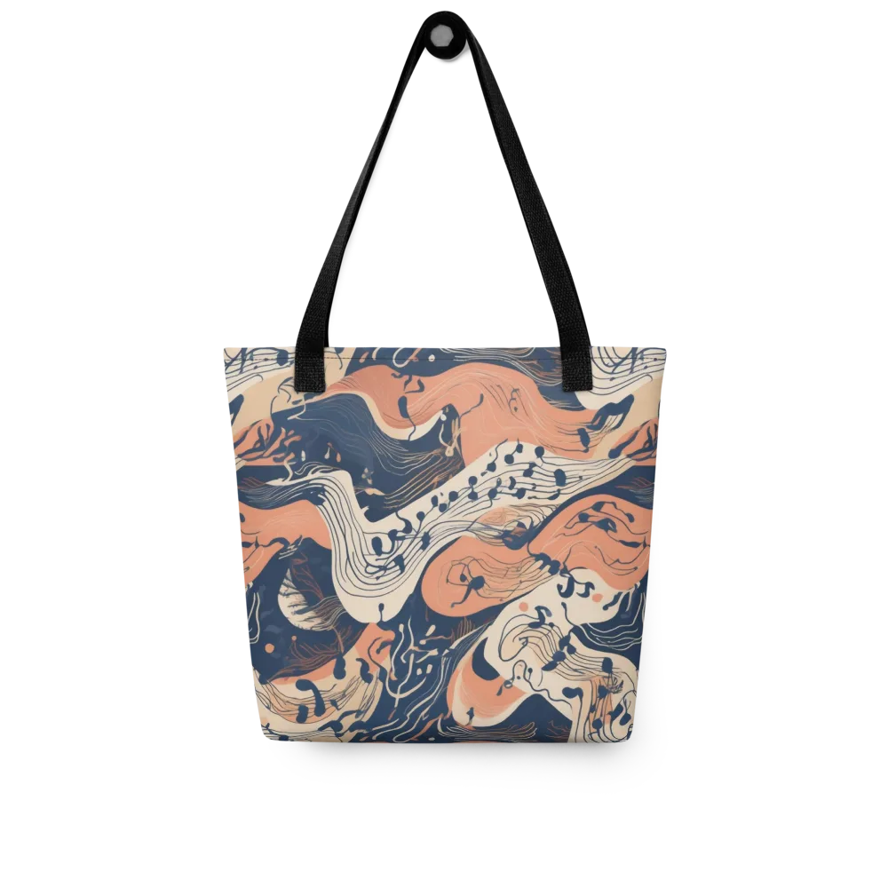 Tidal Line on Tote Bag — Front