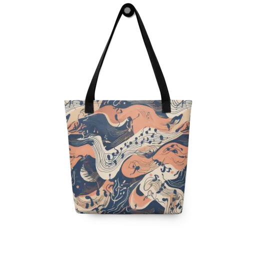 Tidal Line on a Tote Bag