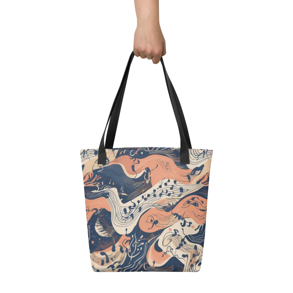 Tidal Line on Tote Bag — Front